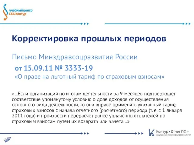 « …Если организация по итогам деятельности за 9 месяцев подтверждает соответствие упомянутому