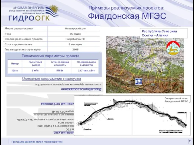 Водозаборное сооружение плотина из грунтовых материалов высотой 3 м Напорный деривационный трубопровод