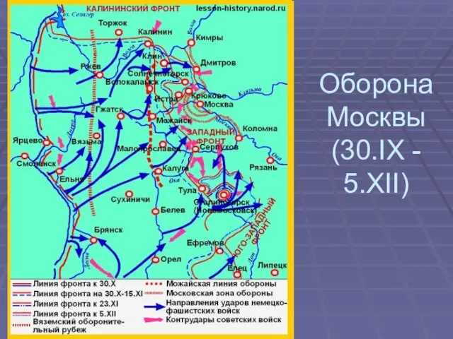 Оборона Москвы (30.IX - 5.XII)