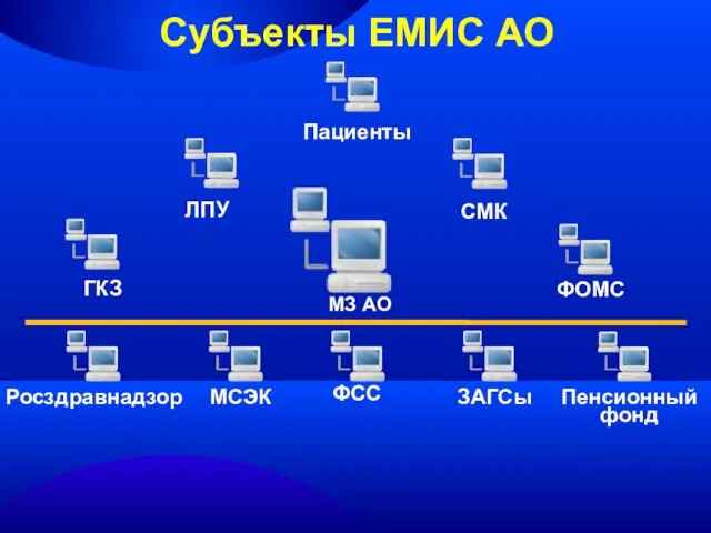 Субъекты ЕМИС АО