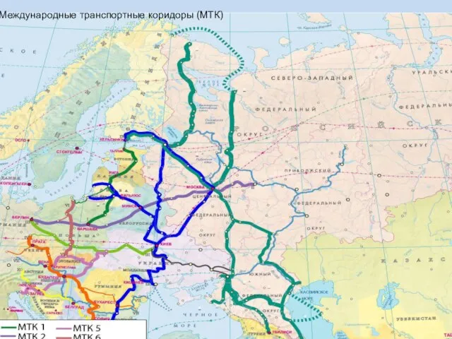Международные транспортные коридоры (МТК)