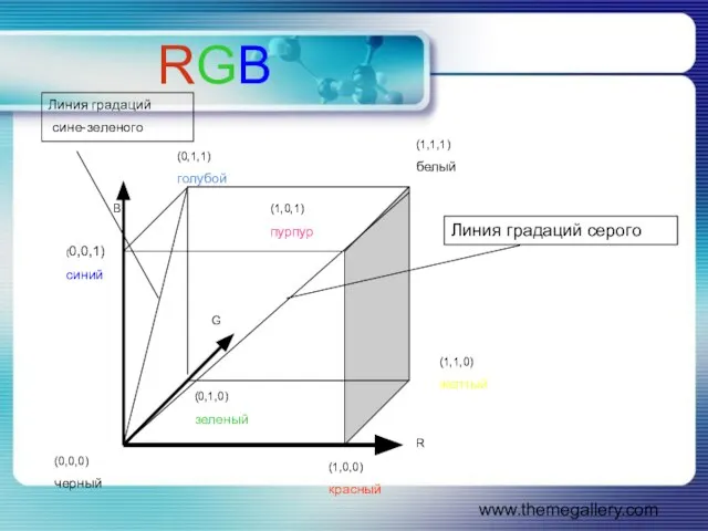 www.themegallery.com RGB Линия градаций сине-зеленого