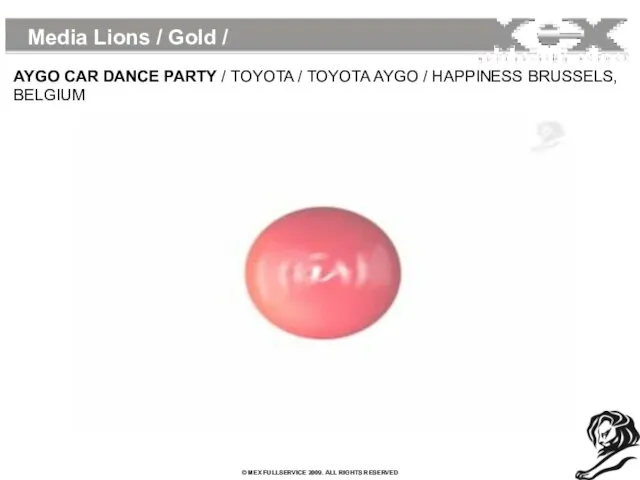 Media Lions / Gold / AYGO CAR DANCE PARTY / TOYOTA /