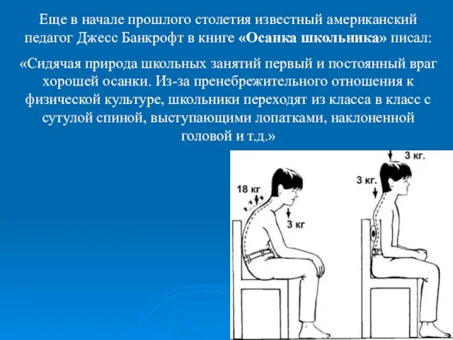 Еще в начале прошлого столетия известный американский педагог Джесс Банкрофт в книге