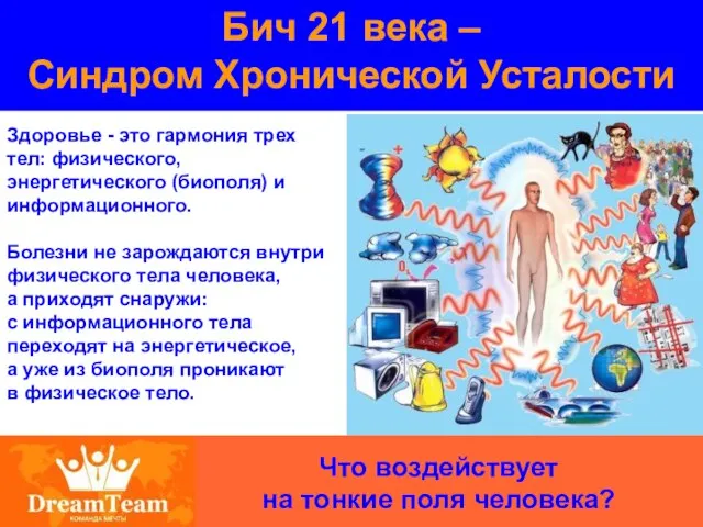 Бич 21 века – Синдром Хронической Усталости Что воздействует на тонкие поля