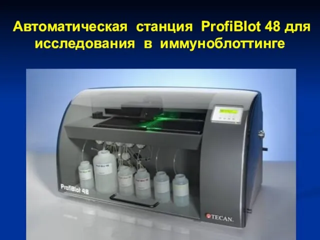 Автоматическая станция ProfiBlot 48 для исследования в иммуноблоттинге