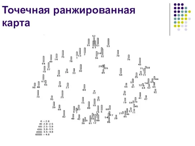 Точечная ранжированная карта