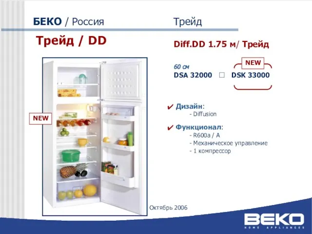 БЕКО / Россия Трейд Трейд / DD Diff.DD 1.75 м/ Трейд 60