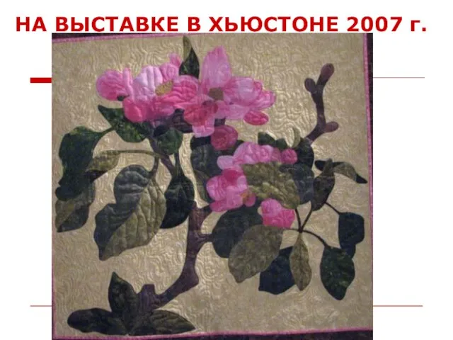 НА ВЫСТАВКЕ В ХЬЮСТОНЕ 2007 г.