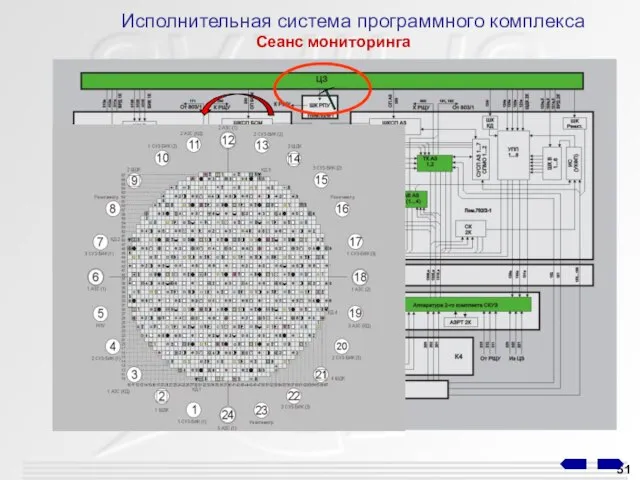 Исполнительная система программного комплекса Сеанс мониторинга