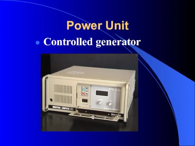 Power Unit Controlled generator