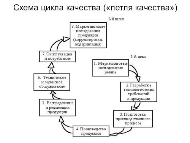 Схема цикла качества («петля качества»)