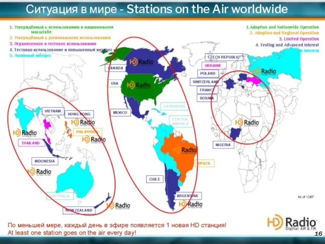 Ситуация в мире - Stations on the Air worldwide