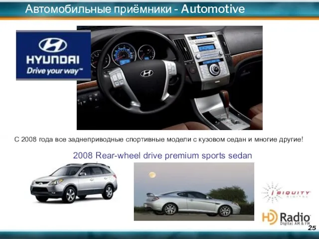 Автомобильные приёмники - Automotive 2008 Rear-wheel drive premium sports sedan С 2008