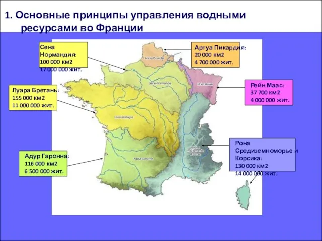 1. Основные принципы управления водными ресурсами во Франции Артуа Пикардия: 20 000