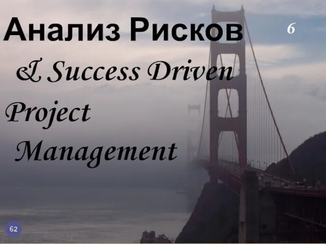 Анализ Рисков & Success Driven Project Management 6