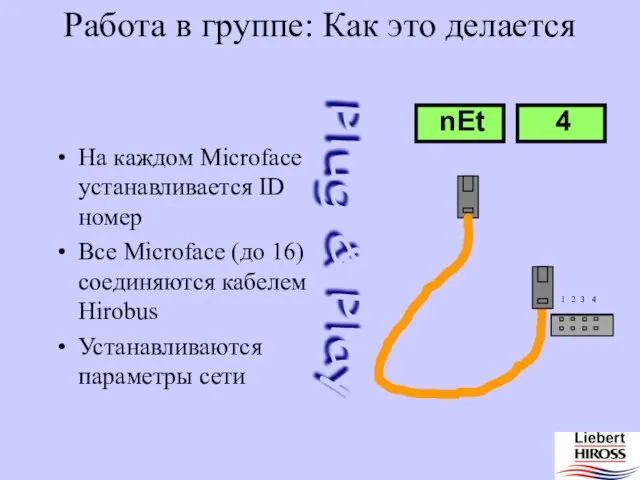 Plug & Play Работа в группе: Как это делается На каждом Microface