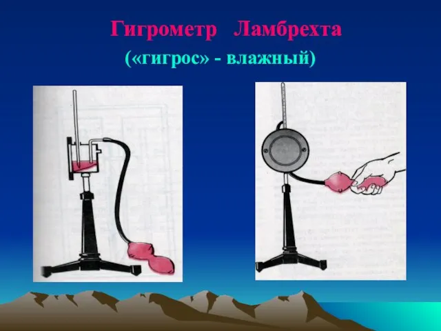 Гигрометр Ламбрехта («гигрос» - влажный)