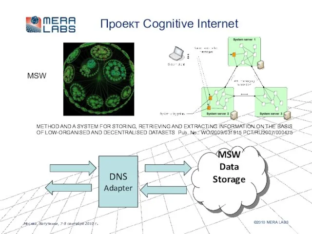 Проект Cognitive Internet METHOD AND A SYSTEM FOR STORING, RETRIEVING AND EXTRACTING