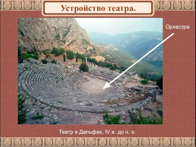 Орхестра Театр в Дельфах, IV в. до н. э.