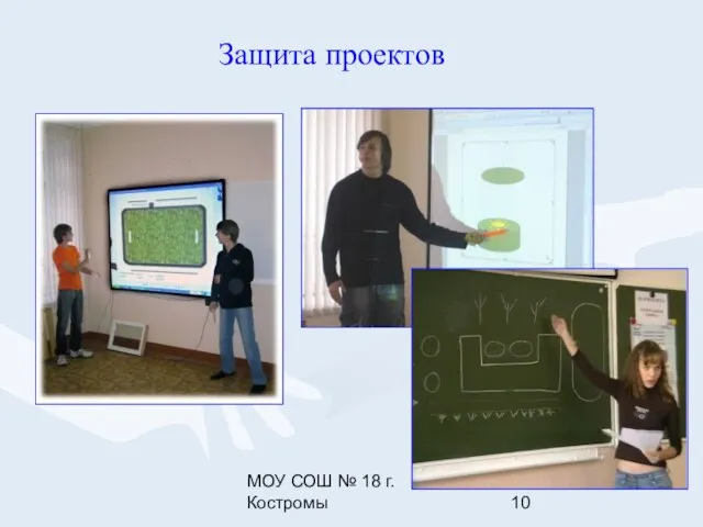 МОУ СОШ № 18 г.Костромы Защита проектов