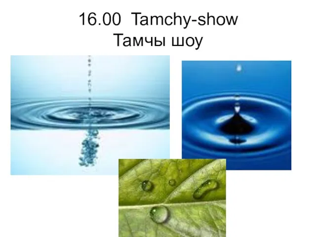 16.00 Tamchy-show Тамчы шоу