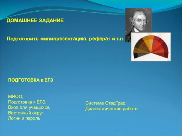 ПОДГОТОВКА к ЕГЭ МИОО, Подготовка к ЕГЭ, Вход для учащихся, Восточный округ