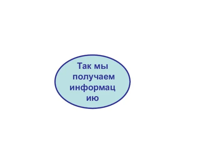 Так мы получаем информацию