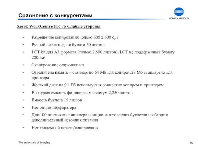 Разрешение копирования только 600 x 600 dpi Ручной лоток подачи бумаги 50