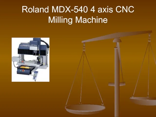 Roland MDX-540 4 axis CNC Milling Machine