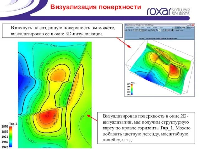 Визуализация поверхности Взглянуть на созданную поверхность вы можете, визуализировав ее в окне