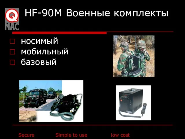 HF-90M Военные комплекты носимый мобильный базовый