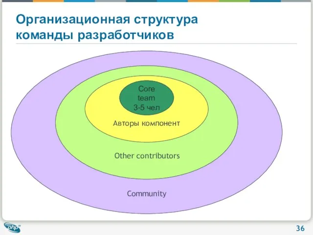 Community Организационная структура команды разработчиков