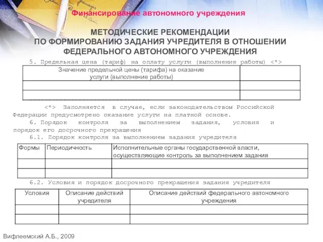 5. Предельная цена (тариф) на оплату услуги (выполнение работы) -------------------------------- Заполняется в