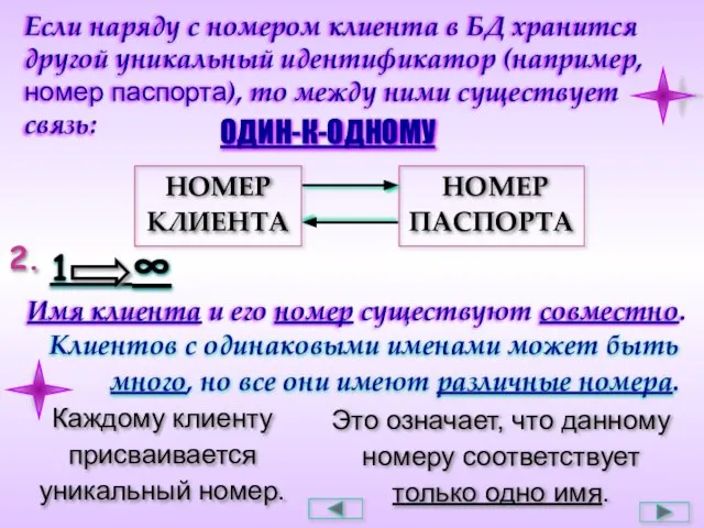 Если наряду с номером клиента в БД хранится другой уникальный идентификатор (например,