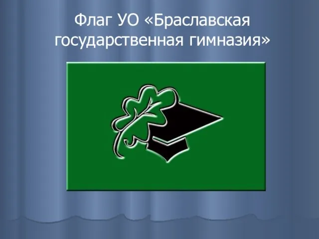 Флаг УО «Браславская государственная гимназия»