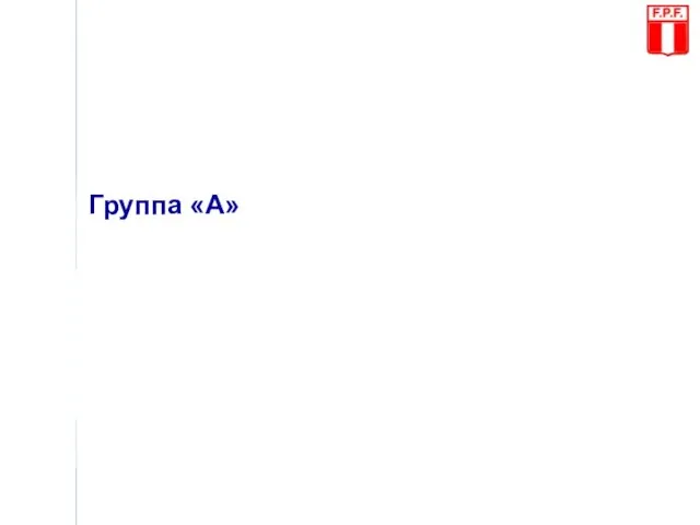 Группа «А»