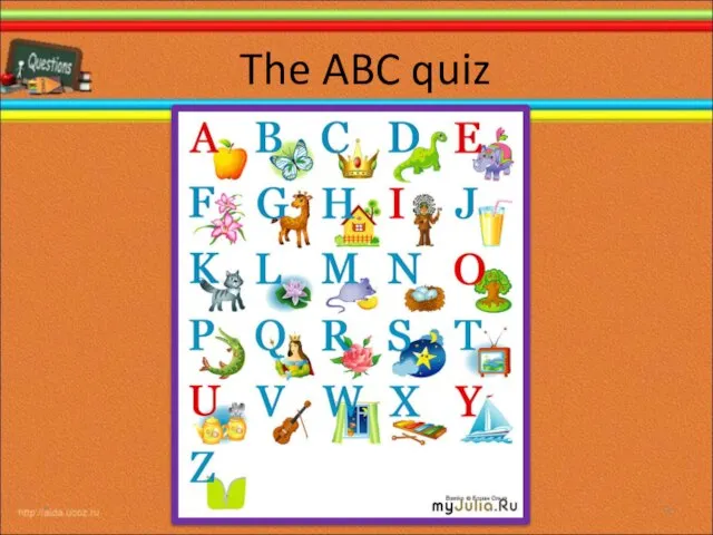 The ABC quiz *