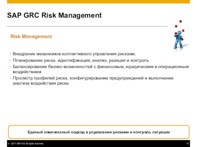 SAP GRC Risk Management Внедрение механизмов коллективного управления рисками, Планирование риска, идентификация,