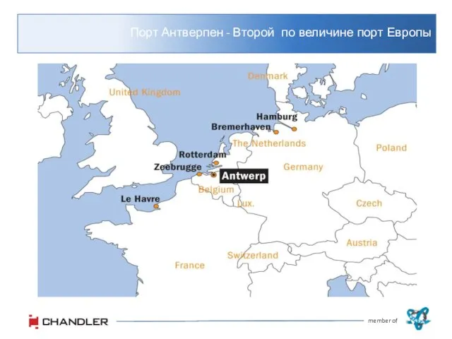 Порт Антверпен - Второй по величине порт Европы member of
