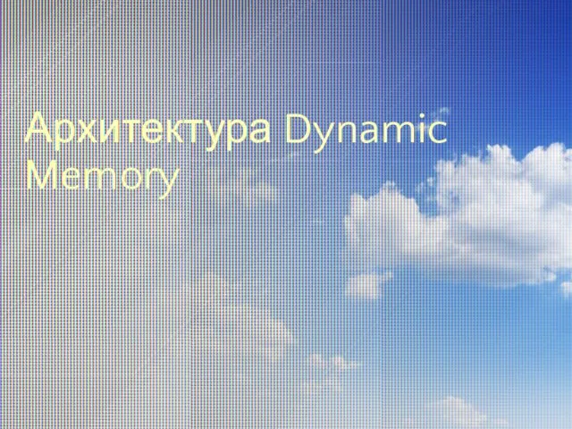 Архитектура Dynamic Memory