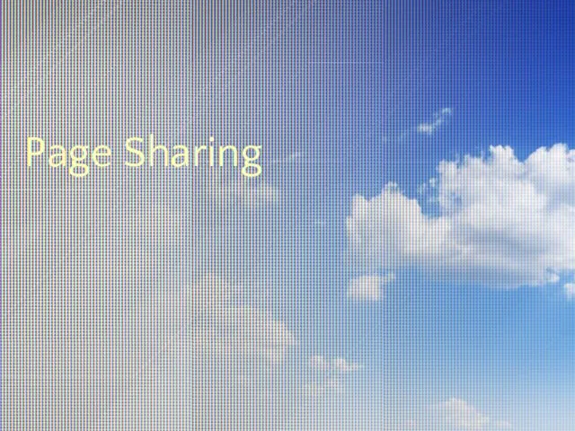 Page Sharing