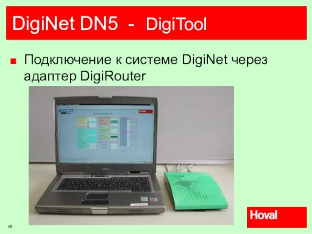 DigiNet DN5 - DigiTool Подключение к системе DigiNet через адаптер DigiRouter