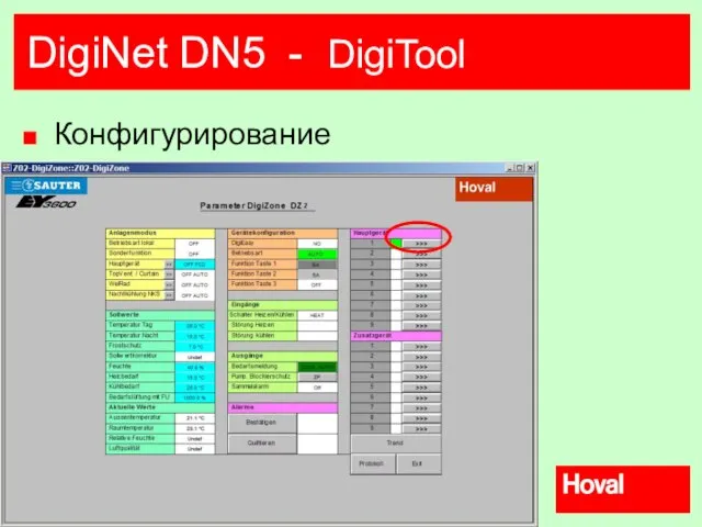 DigiNet DN5 - DigiTool Конфигурирование