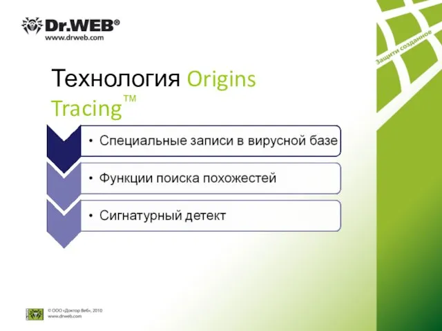 Технология Origins Tracing™