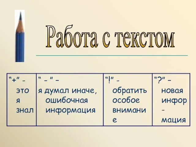 Работа с текстом