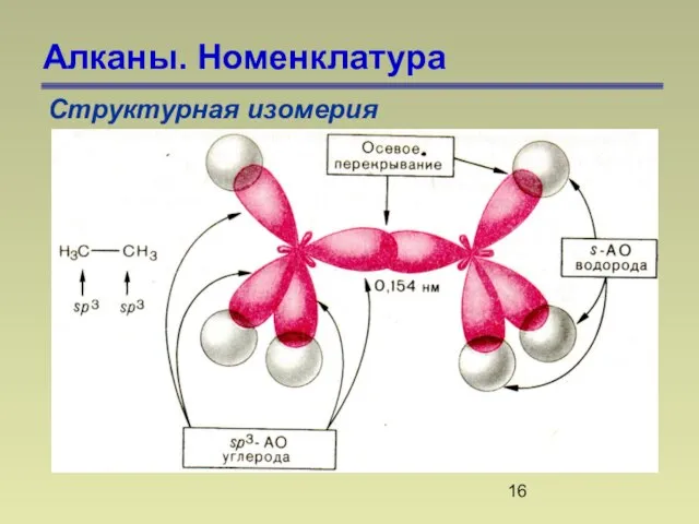 Алканы. Номенклатура Структурная изомерия