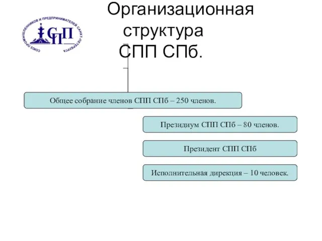 Организационная структура СПП СПб.