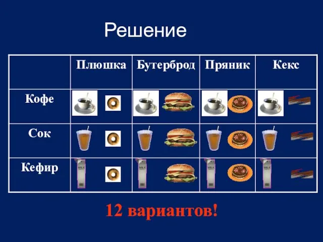 Решение 12 вариантов!