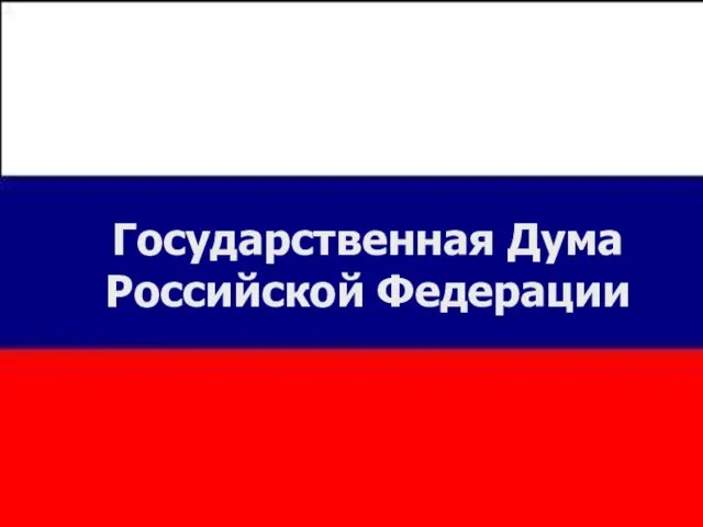 Государственная Дума Российской Федерации